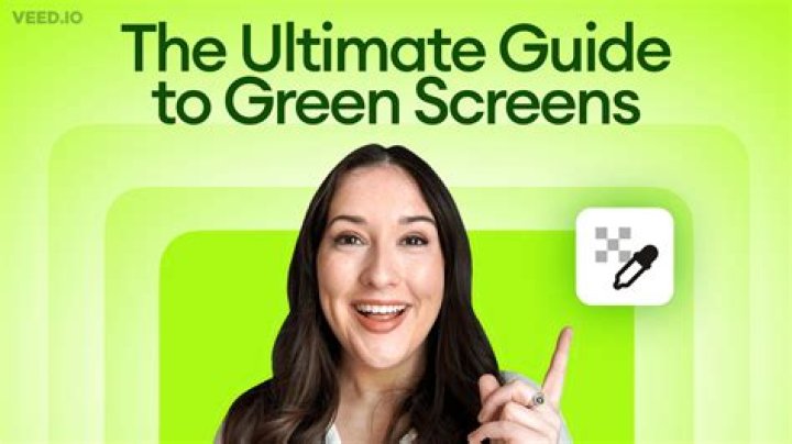 Is white a green screen?