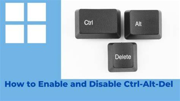 On control alt delete?