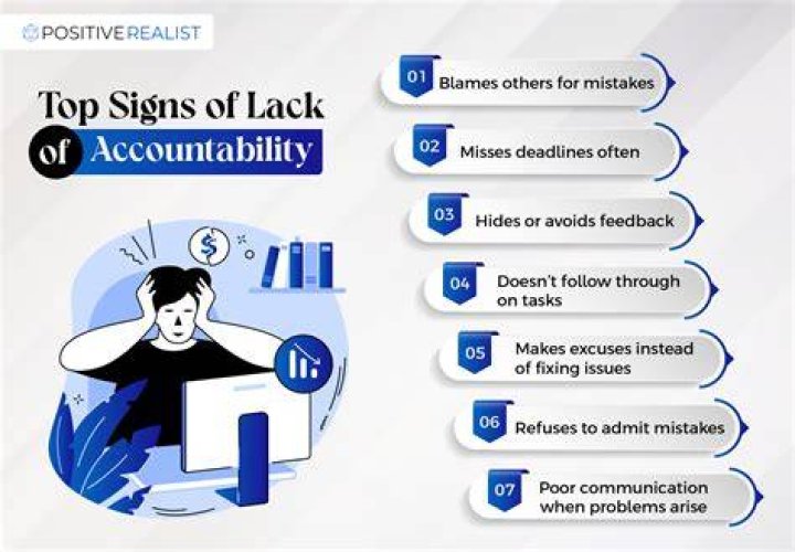 On lack of accountability?