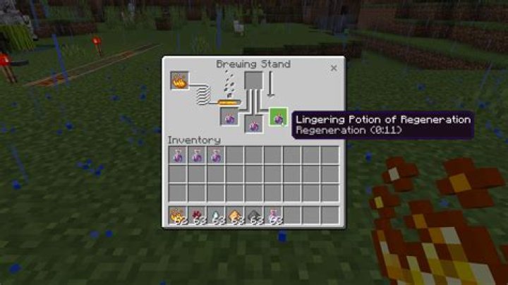 On minecraft how to make a potion of regeneration?