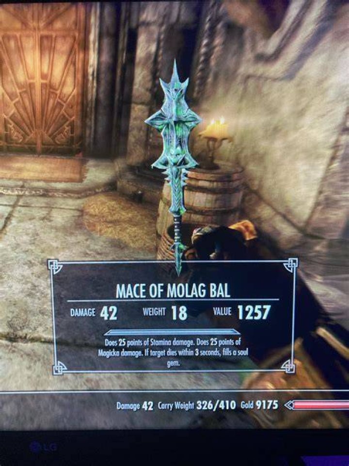 Should i keep the mace of molag bal?