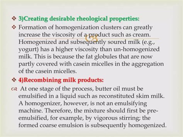 Should milk be homogenized?
