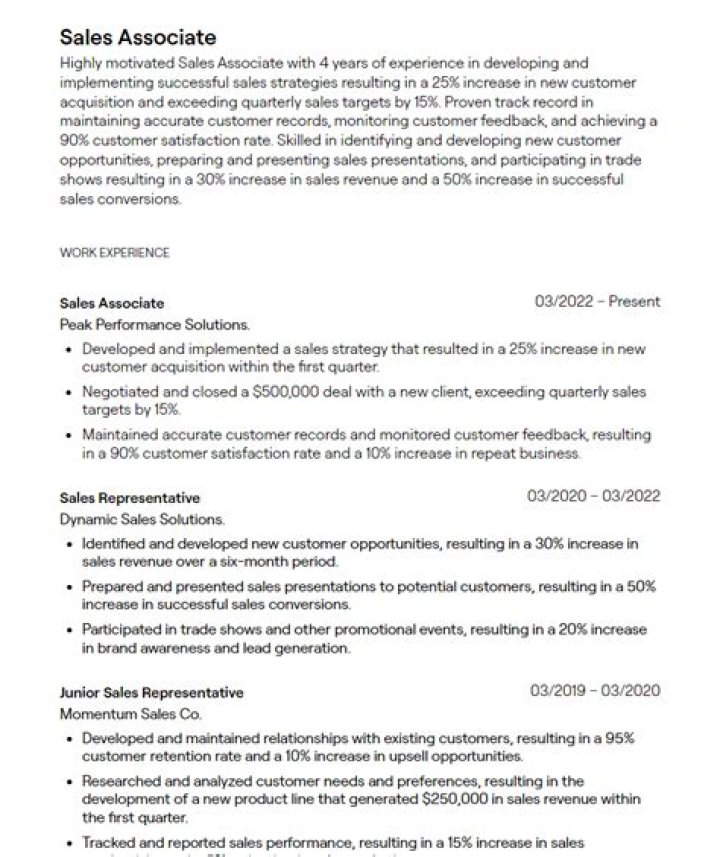 Should sales associate be capitalized?