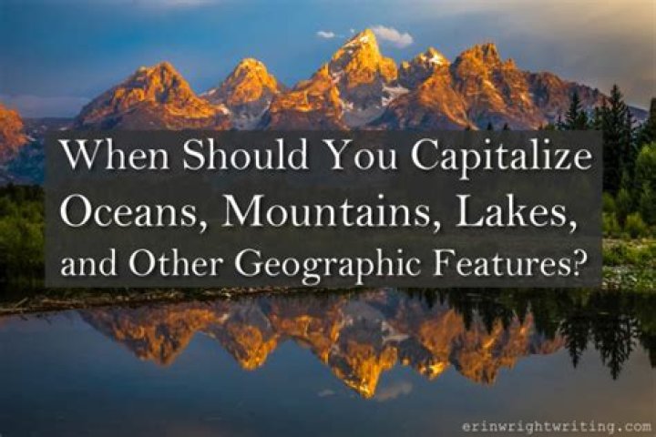 Should you capitalize rocky mountains?