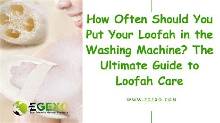 Should you clean loofah?