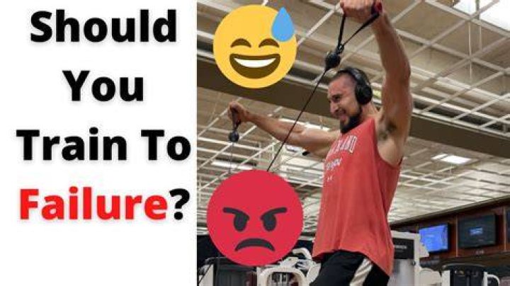Should you train to failure?