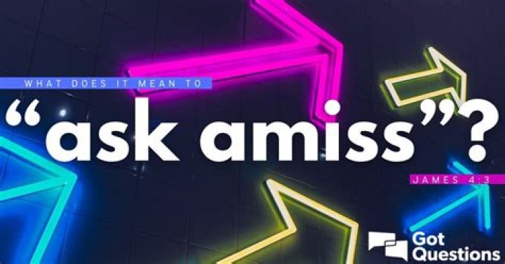 Was does amiss mean?