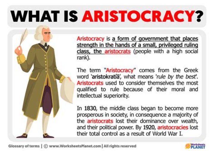 Was does aristocratic mean?