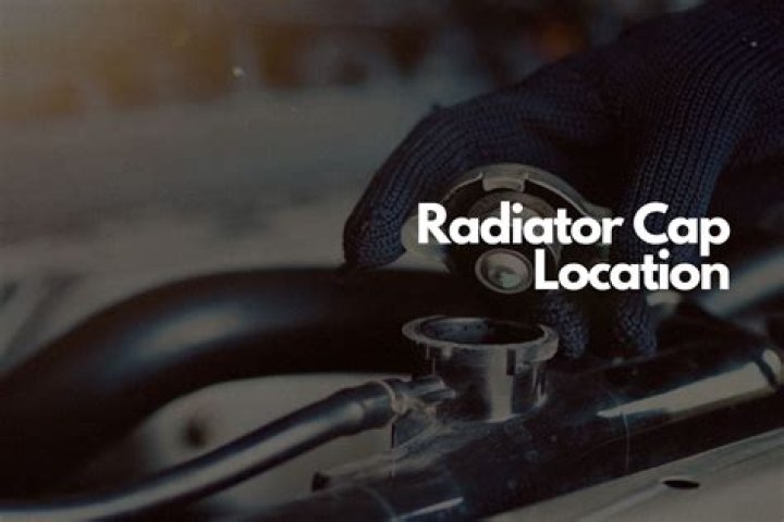 Were is the radiator cap located?