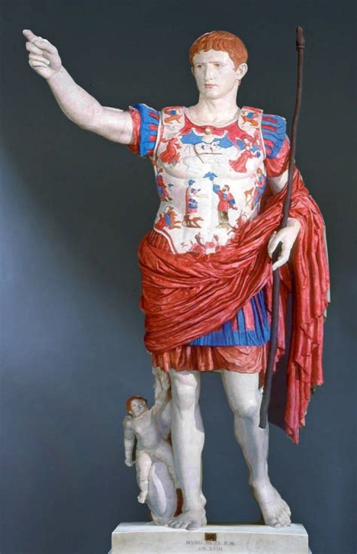 Were roman sculptures painted?