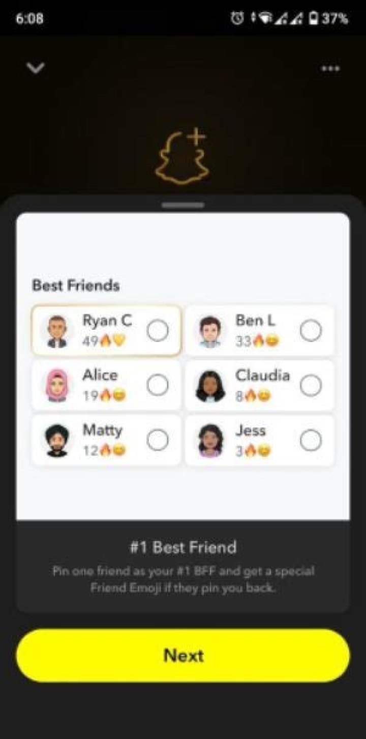 What's those numbers on snapchat?