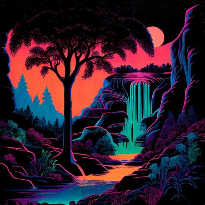 What are black light posters?