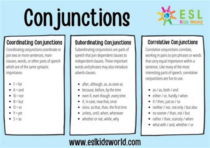 What conjunction is since?