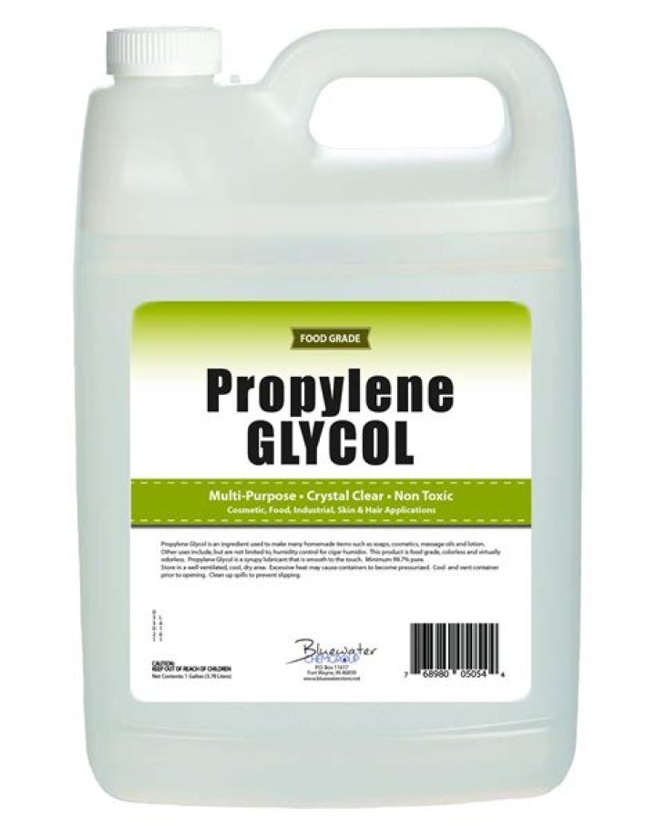 What contains propylene glycol?