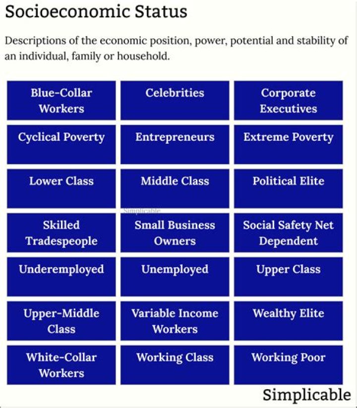 What do you mean by socio economically?