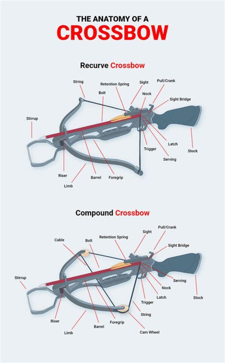 What does a crossbow shoot?