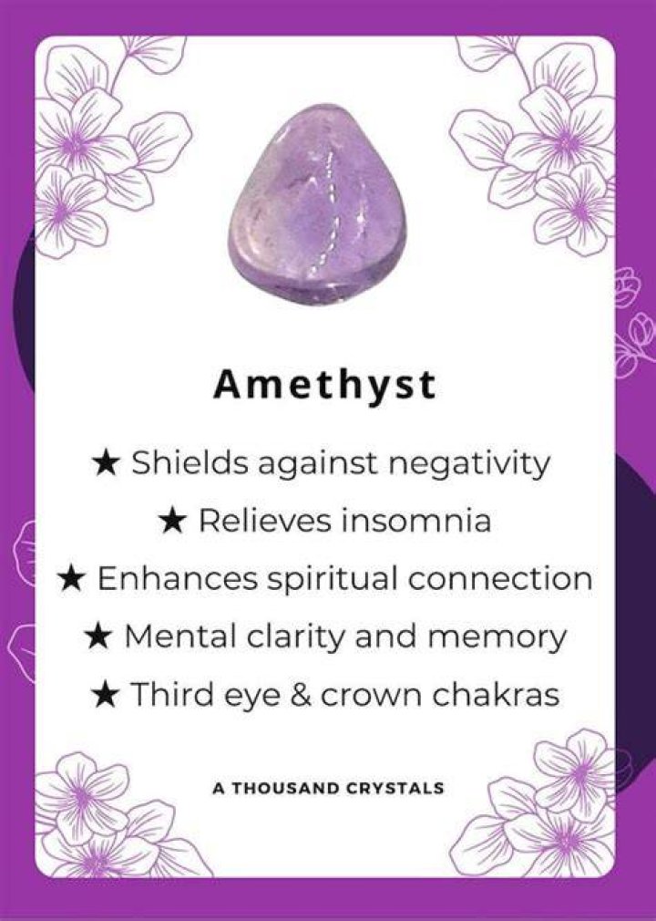 What does amethyst mean?