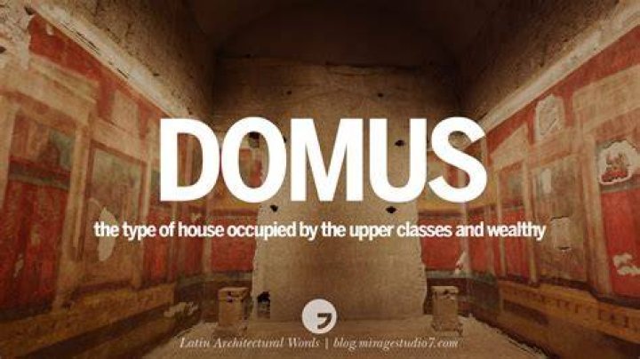 What does domus mean?