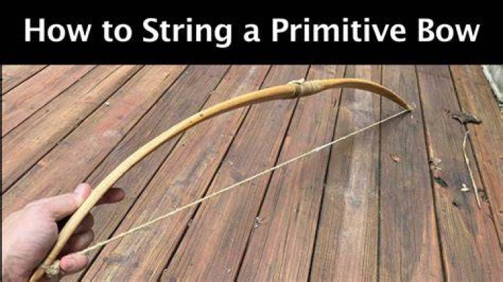 What does it mean to unstring a bow?