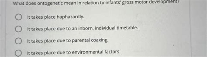 What does ontogenetic mean?