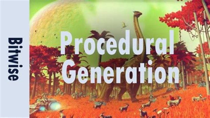 What does procedurally generated mean in gaming?