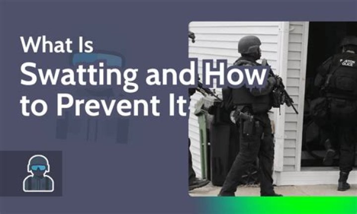 What does swatted mean on youtube?
