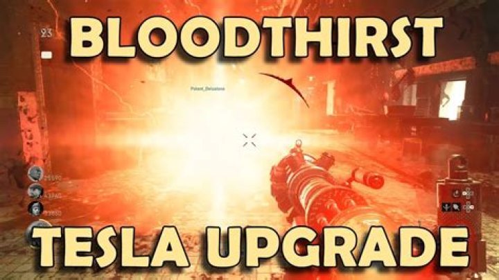 What does the bloodthirst tesla gun do?
