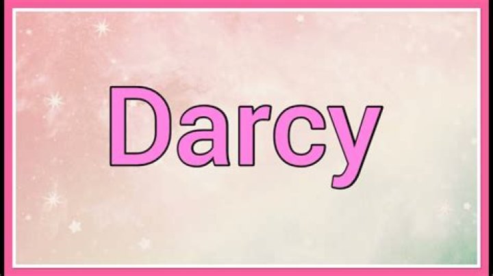 What does the name darcy mean for a girl?