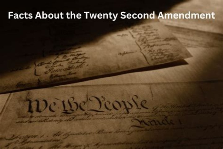 What does the twenty-second amendment to the u.s. constitution state?