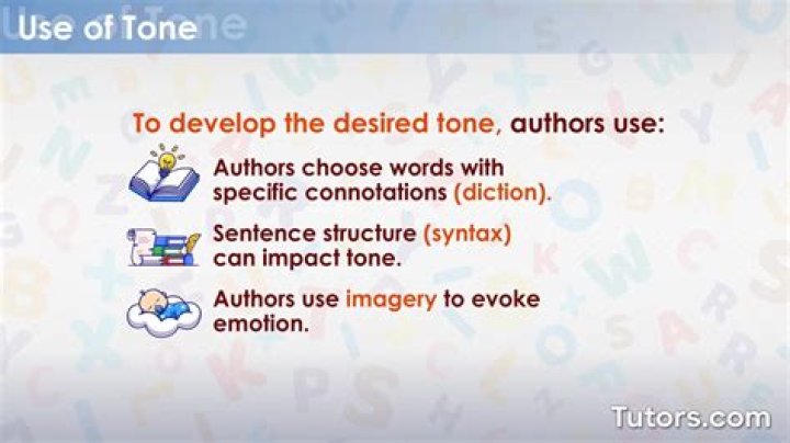 What does tone mean?
