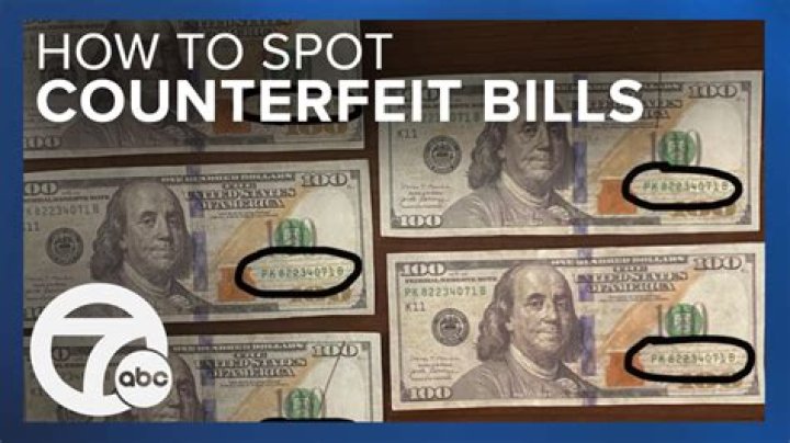 What is a counterfeit bill?