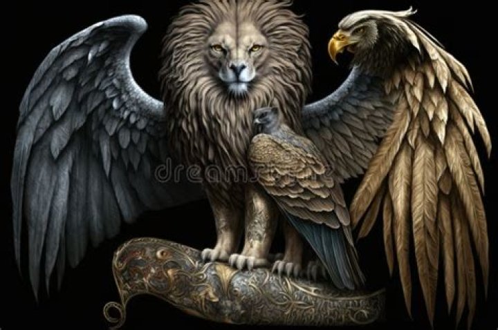 What is a lion with eagle wings called?