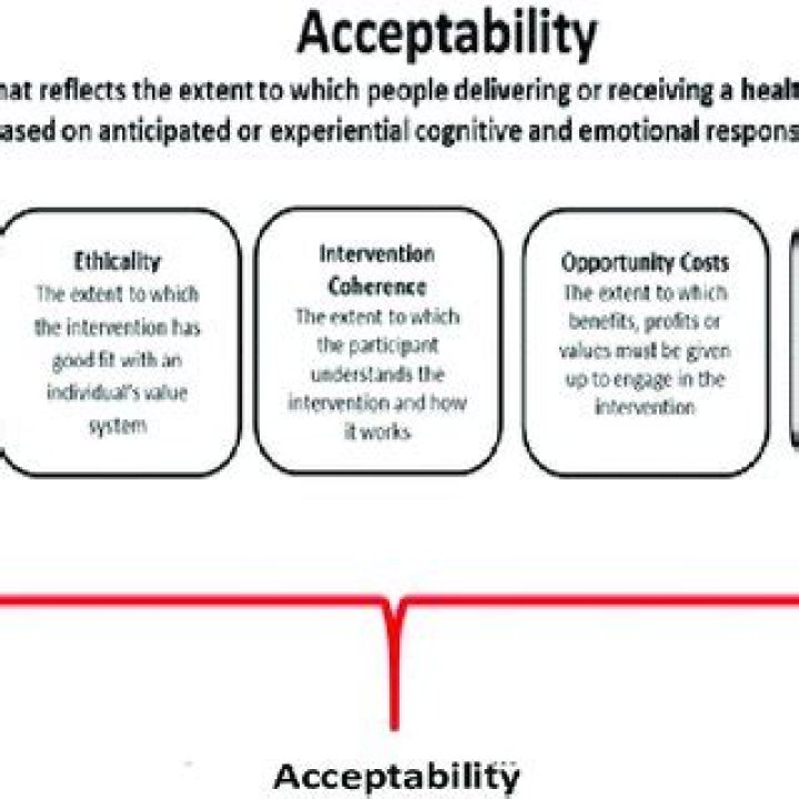 What is acceptability in economics?