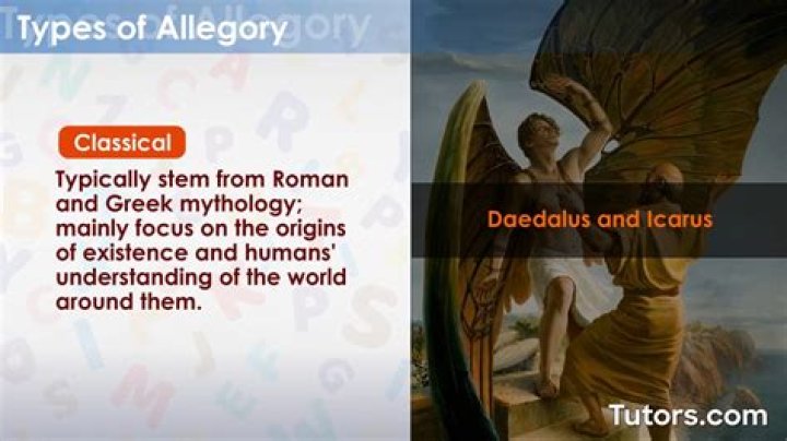 What is an allegorical meaning?