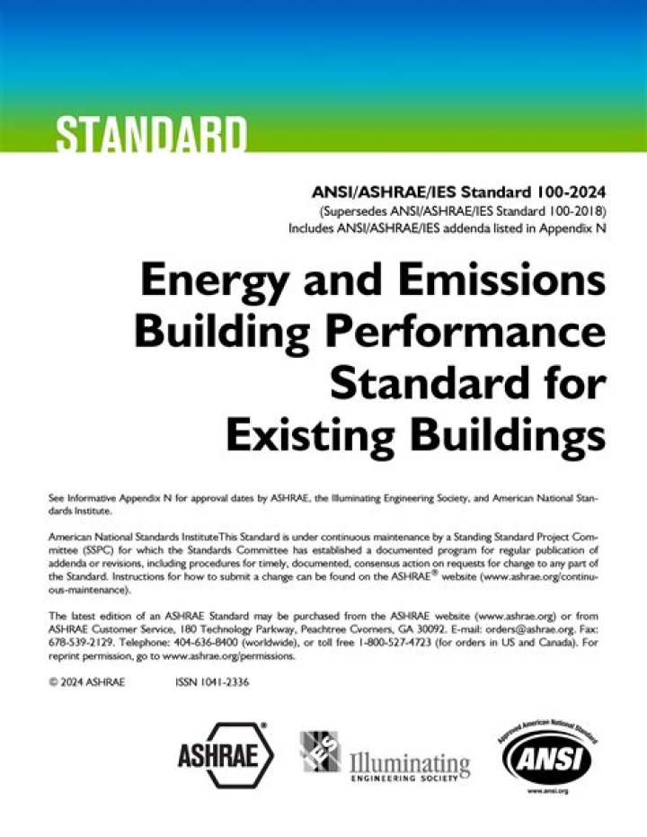 What is ashrae standard?