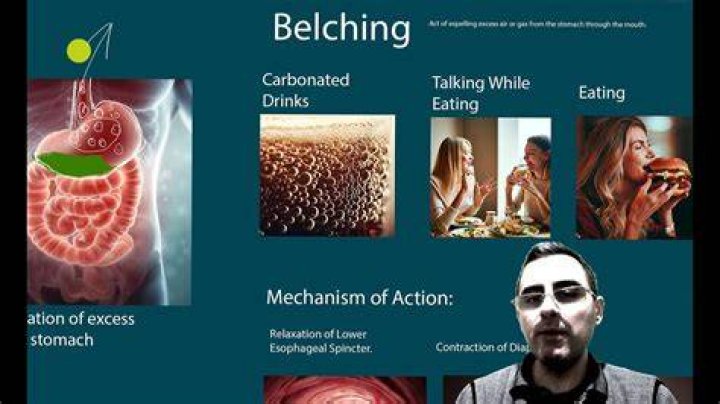 What is belching a sign of?