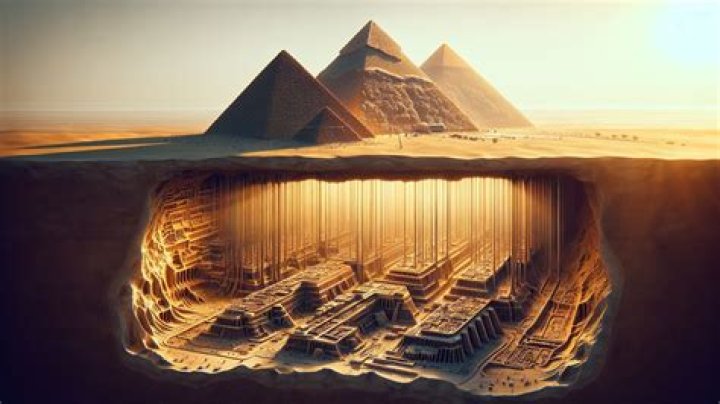 What is beneath the desert?