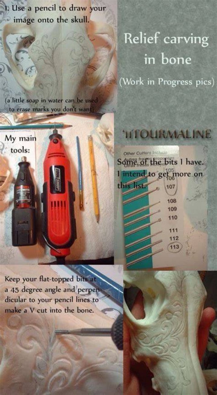 What is bone carving?