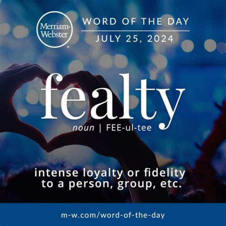 What is fealty mean?