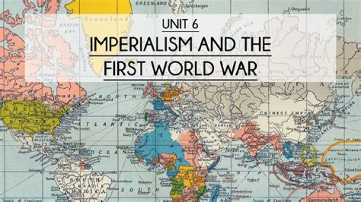 What is imperialism in ww1?