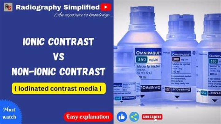 What is iodinated contrast?