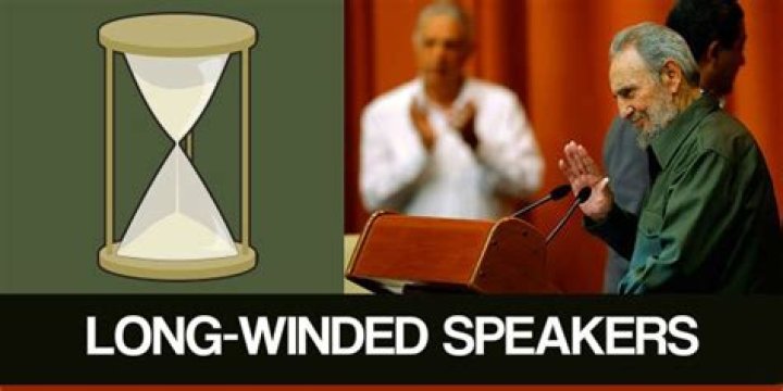 What is long-winded speaker?