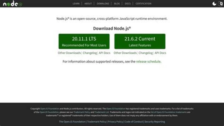 What is node lts version?