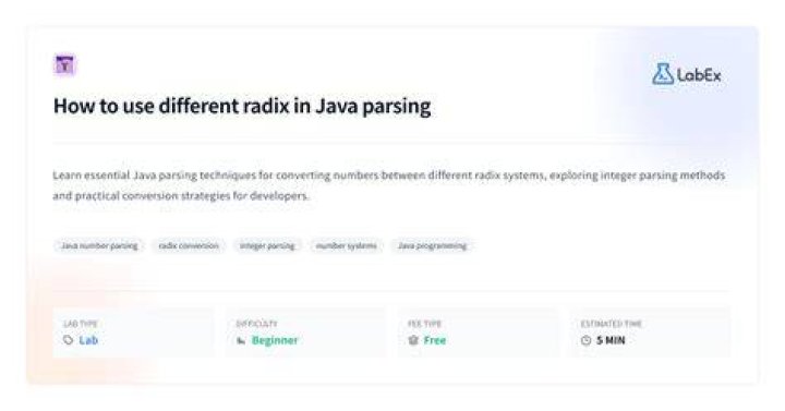 What is radix in parseint?