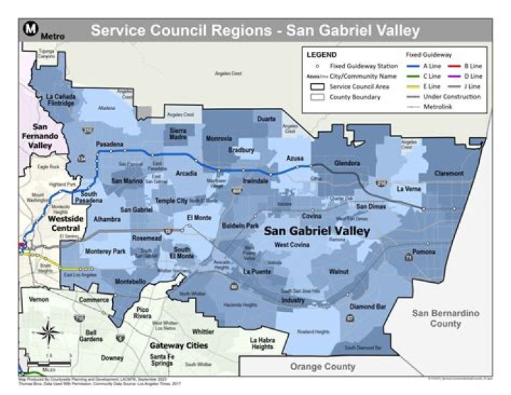 What is san gabriel valley?