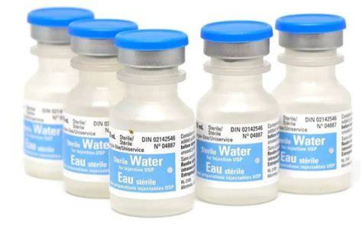 What is sterile water?