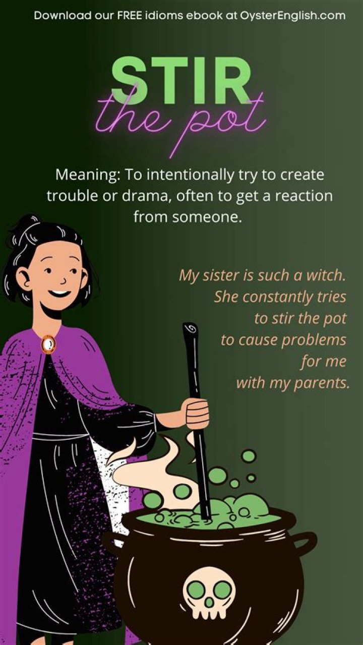 What is stirring the pot?