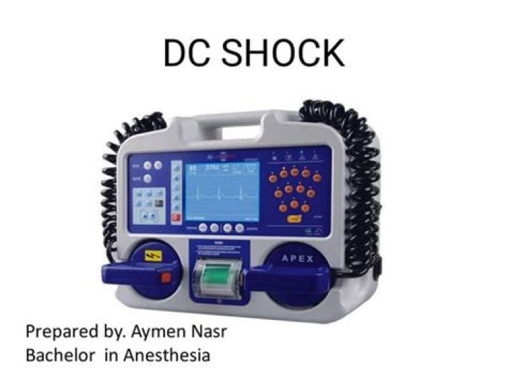 What is synchronised dc shock?