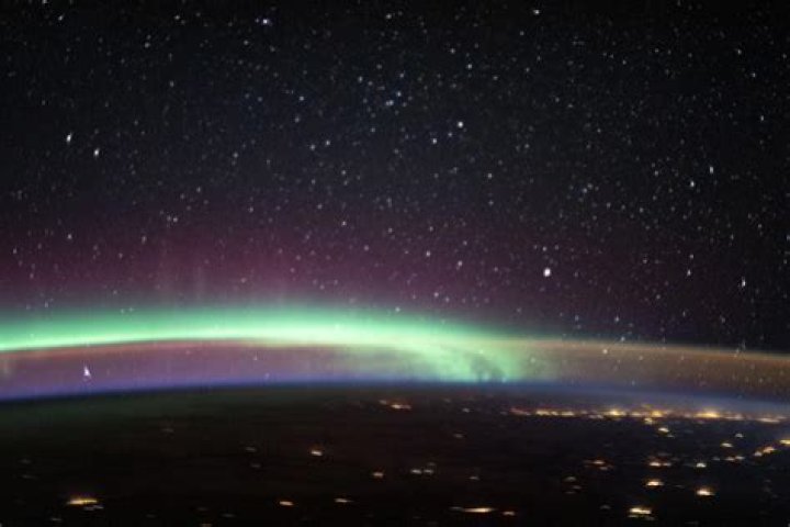 What is the airglow in space?