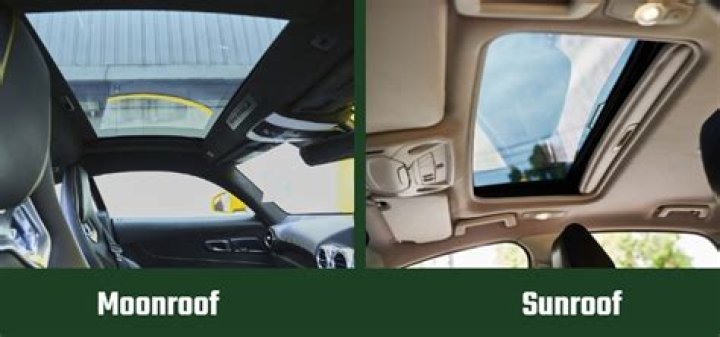 What is the difference between a sunroof and a moonroof?